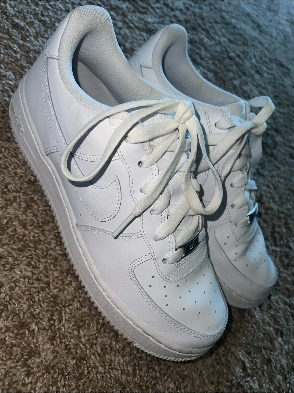 Nike Gray Air Force 1 (GS) size 6.5 Y